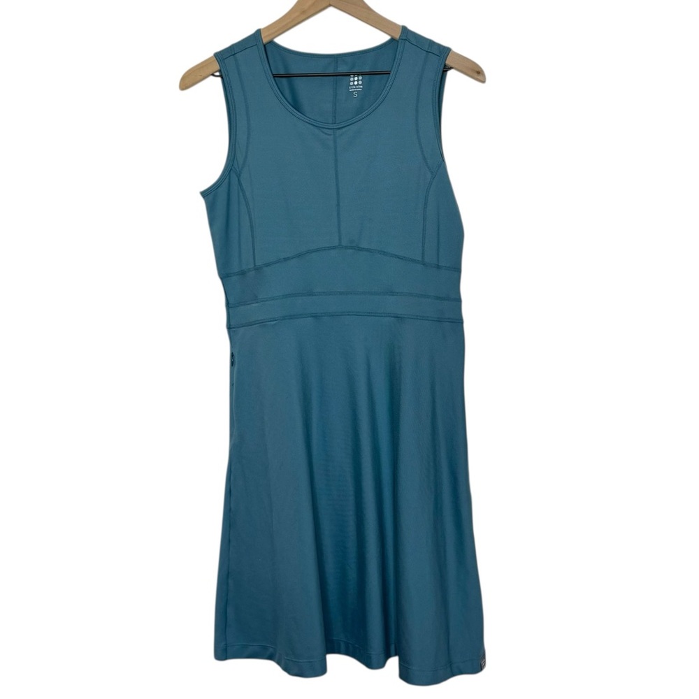 Title Nine Dream V-Neck Sleeveless SwiftSnap Buttah Soft Dress Teal Size Small